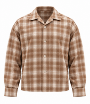 Camicia Checked Flanella Brown