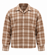 Camicia Checked Flanella Brown