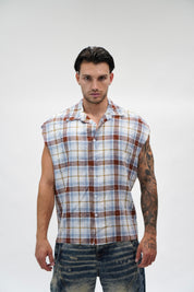 Camicia Smanicata Sky