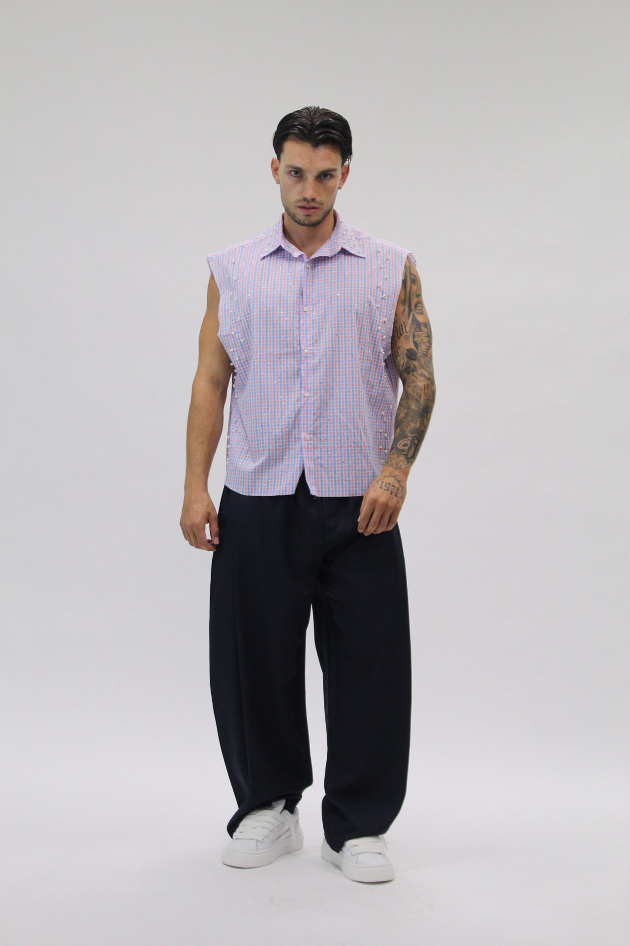 Camicia Smanicata Pearl Pink