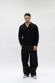 Pantalone Loose Fit Black