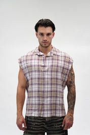 Camicia Smanicata Beige