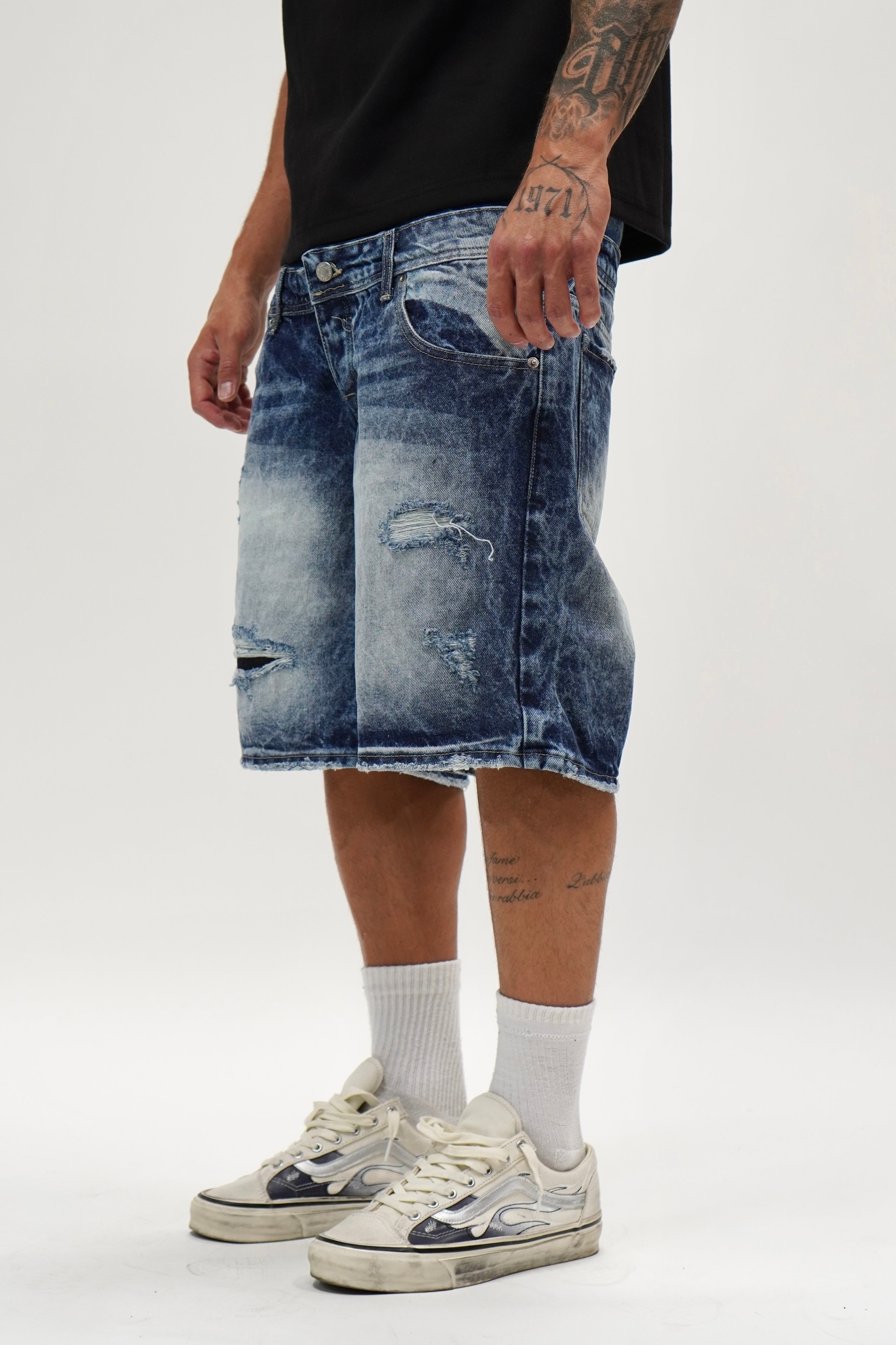 Jorts Double Blue
