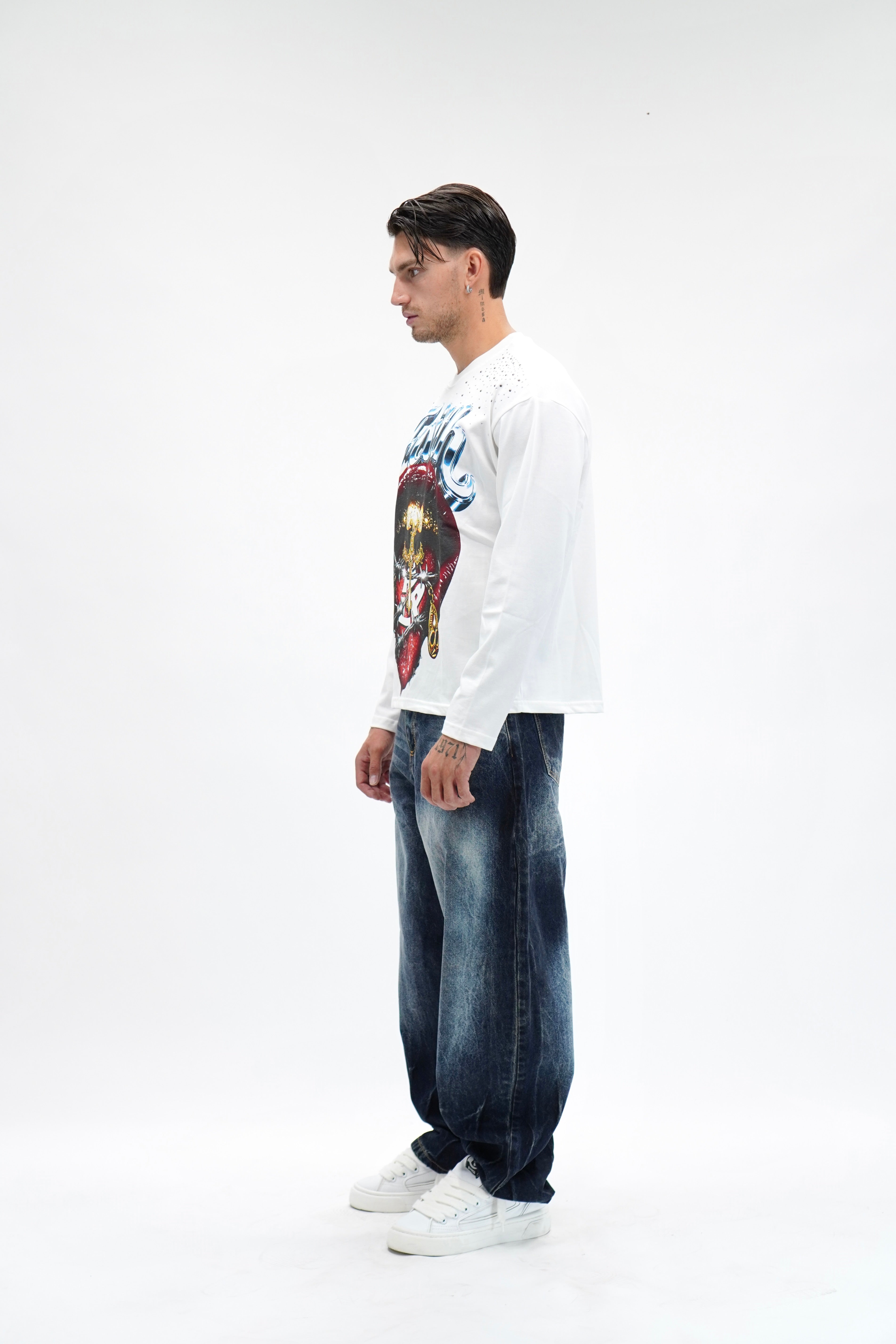 Longsleeve Faith White