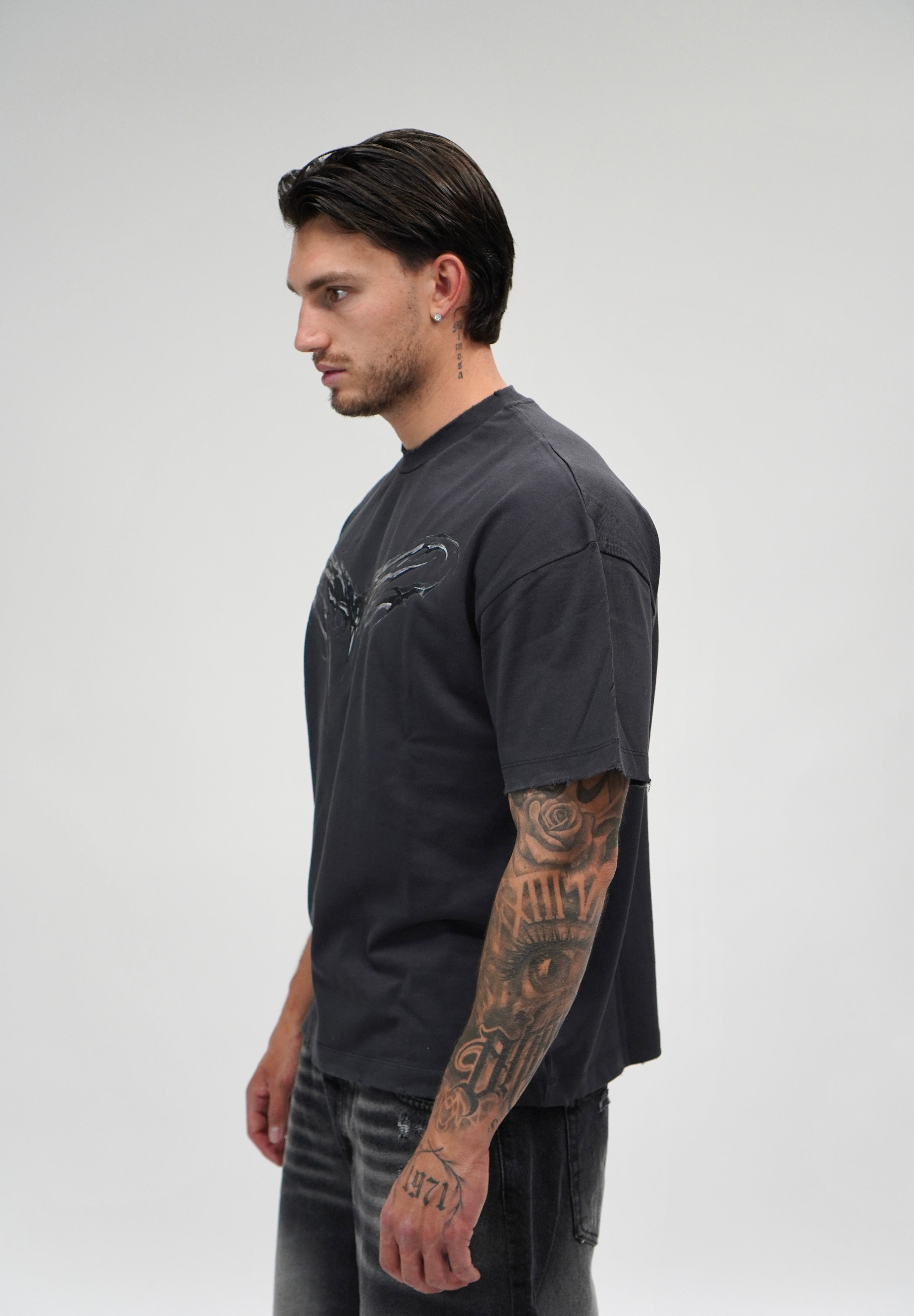 T-shirt Chrome Piombo