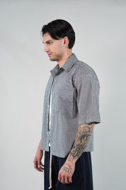 Camicia Block Check Black