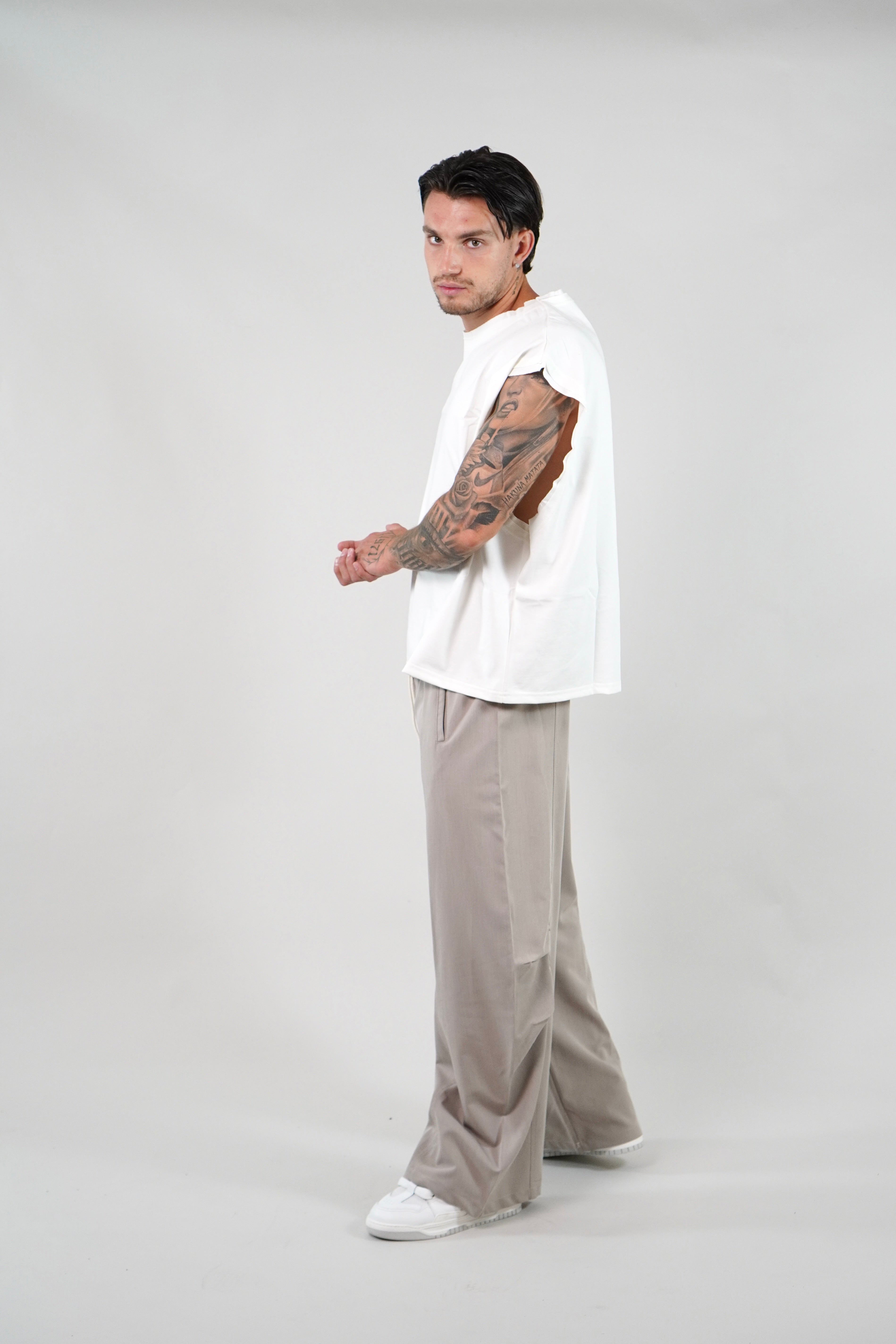 Canotta Over Crop White