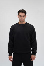 Felpa crewneck black