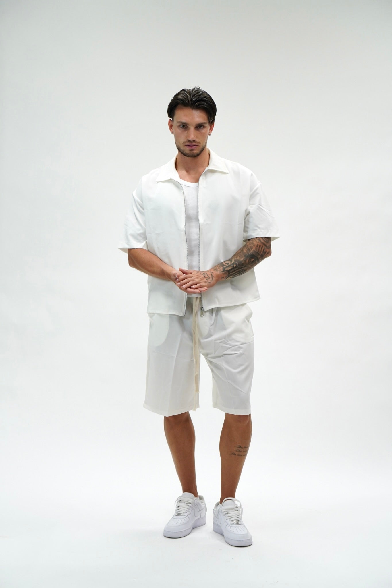 Coordinato Zipped White