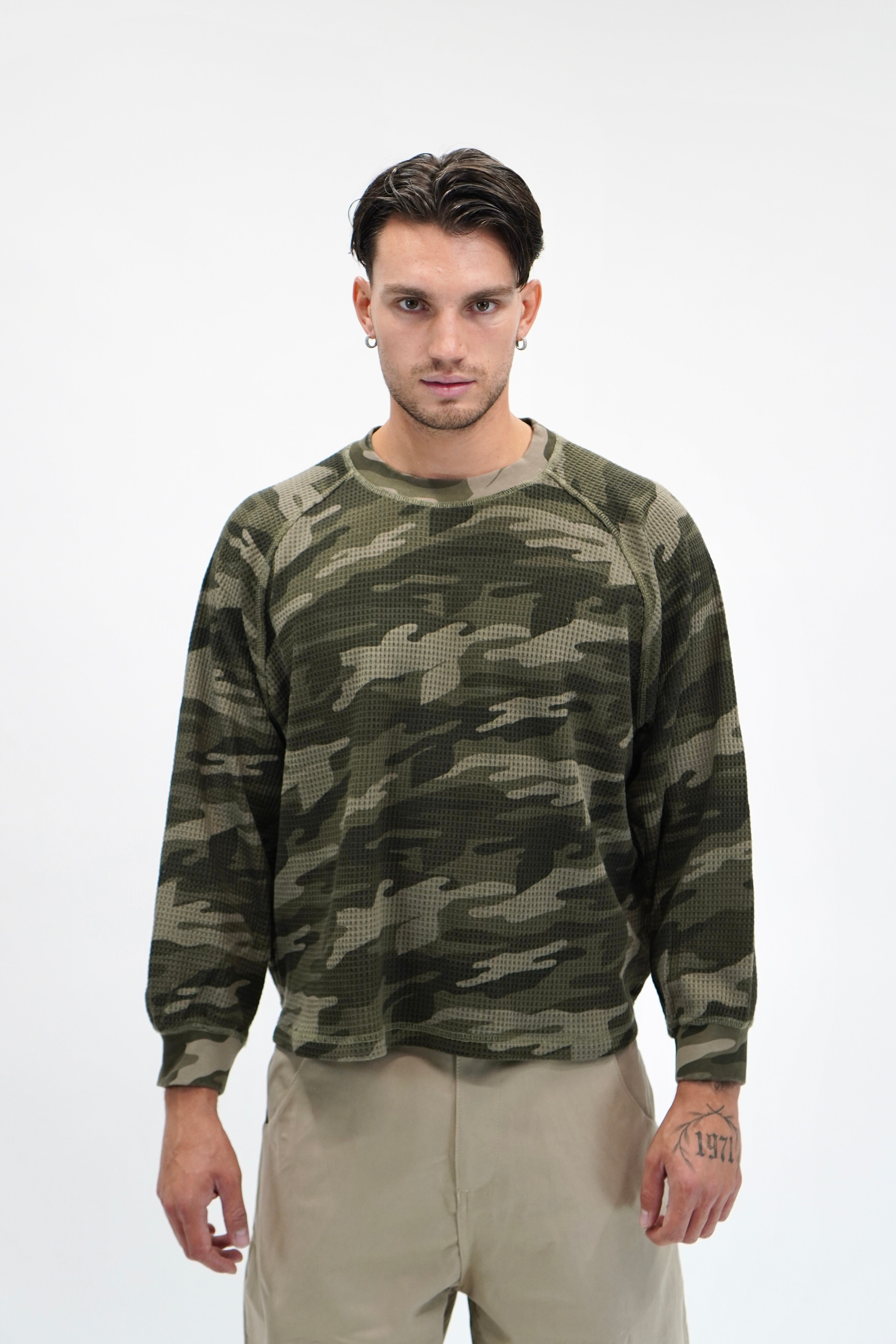 Longsleeve Waffle Camo