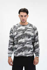 Longsleeve Waffle Camo Grey