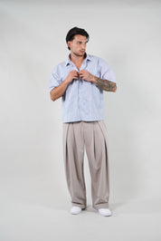 Camicia Crop Sartoriale