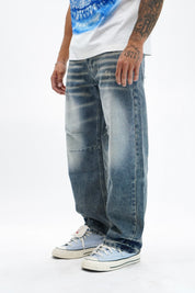 Jeans baggy Sand