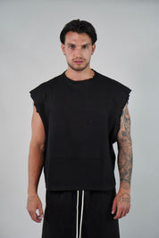 Canotta Over Crop Black