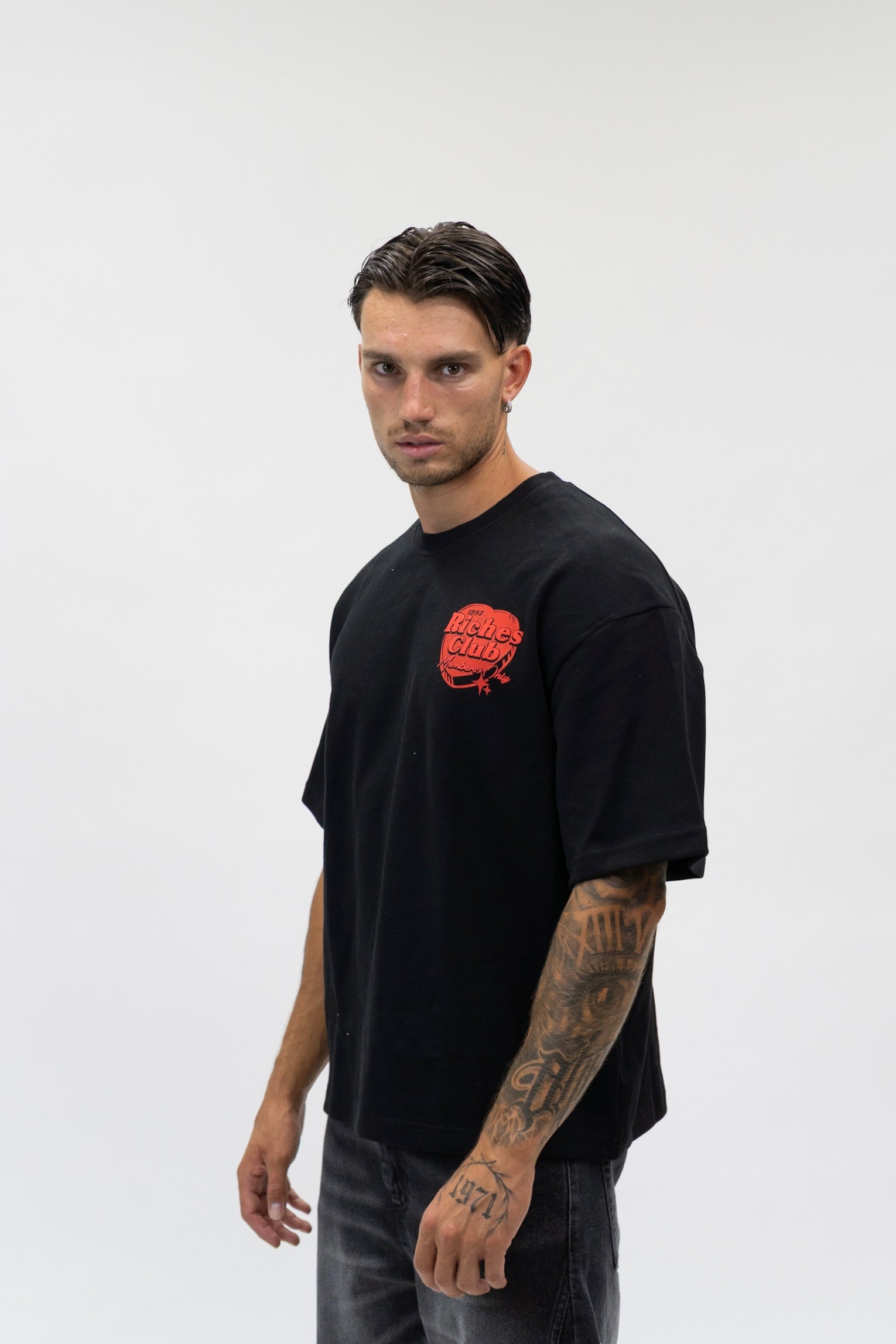 T-shirt Heart Black