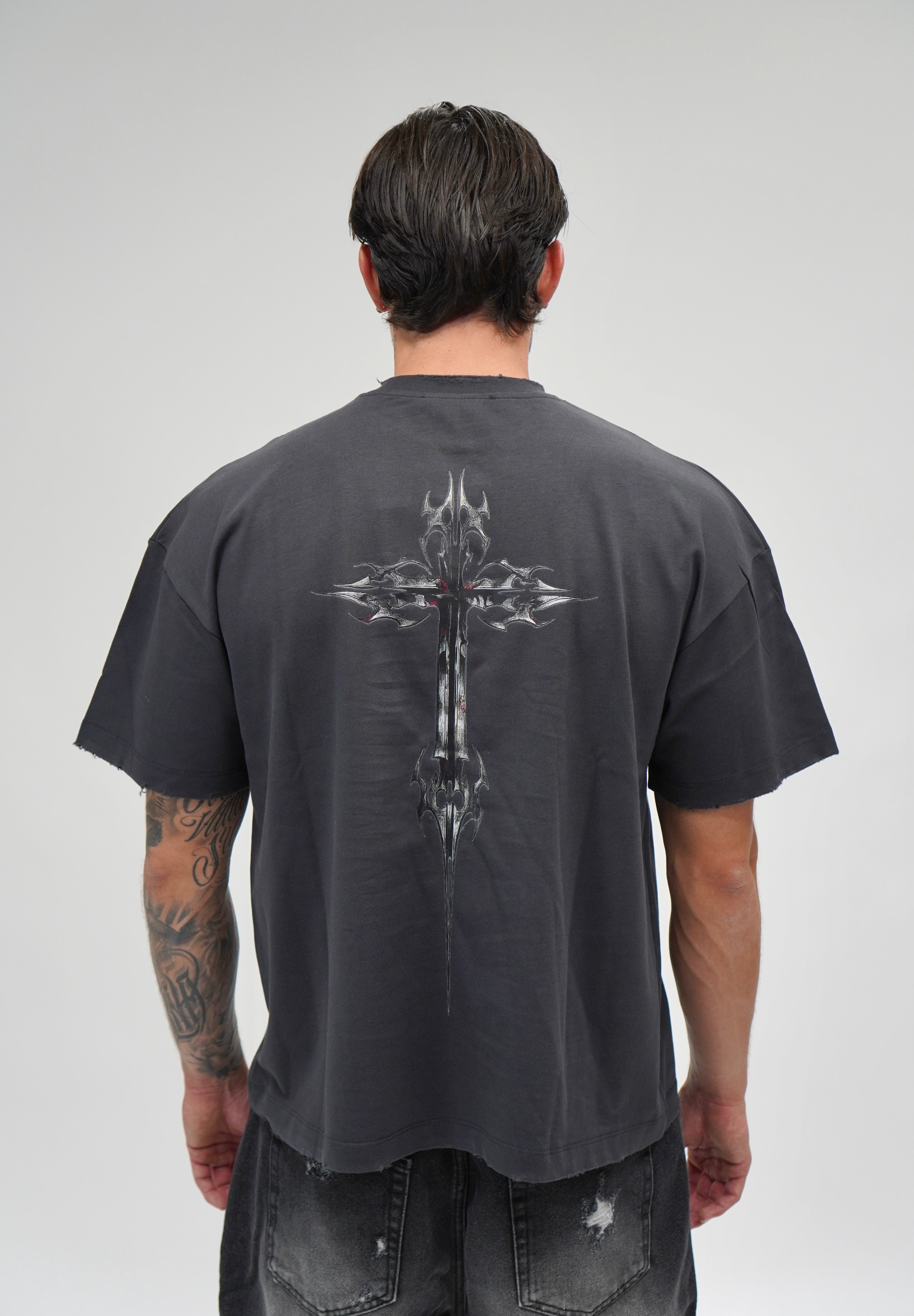 T-shirt Chrome Piombo