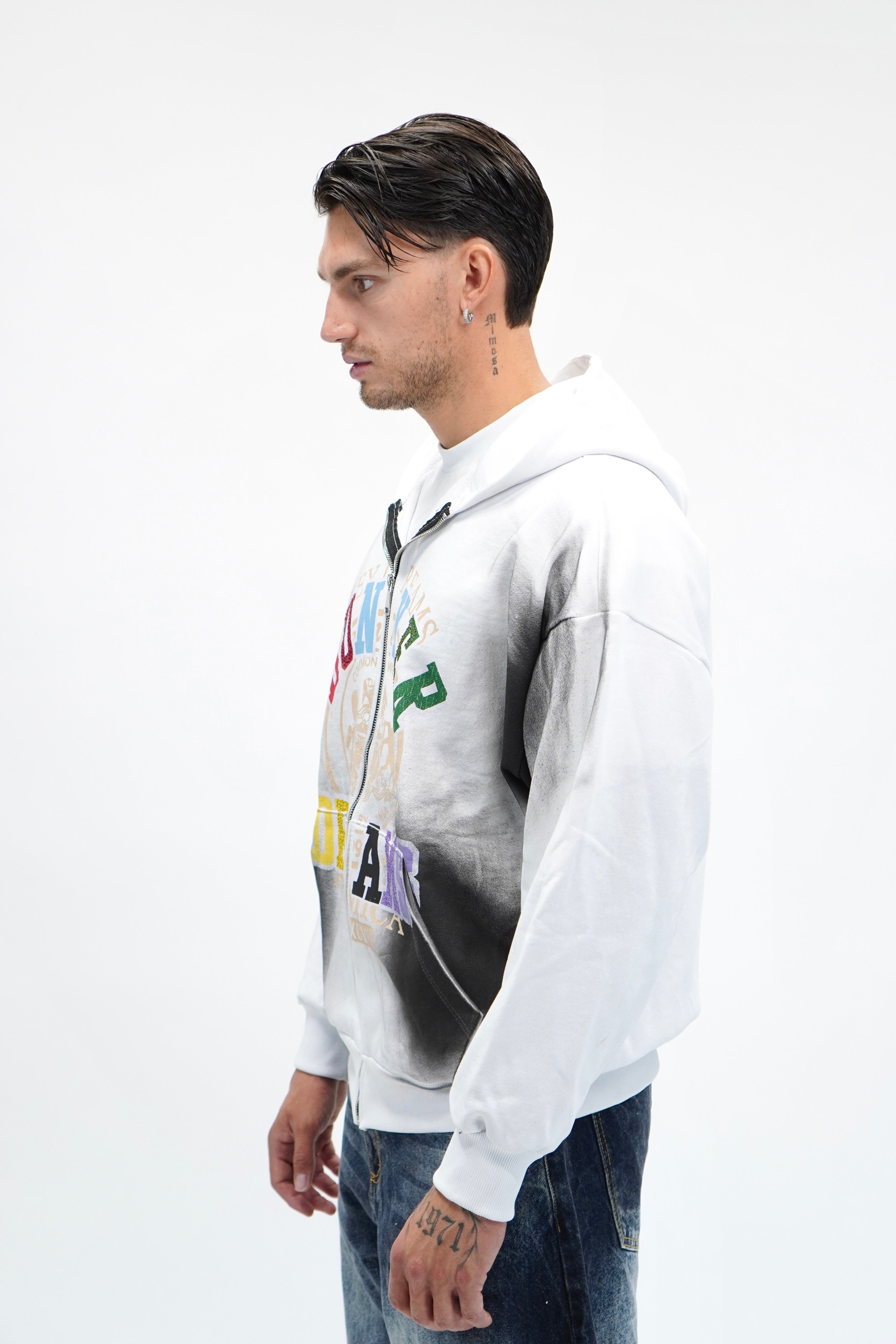 Hoodie Bunker Dreams White