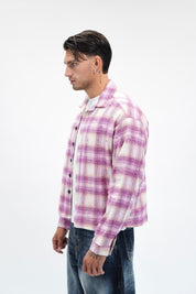 Camicia Flanella Swarovsky Pink