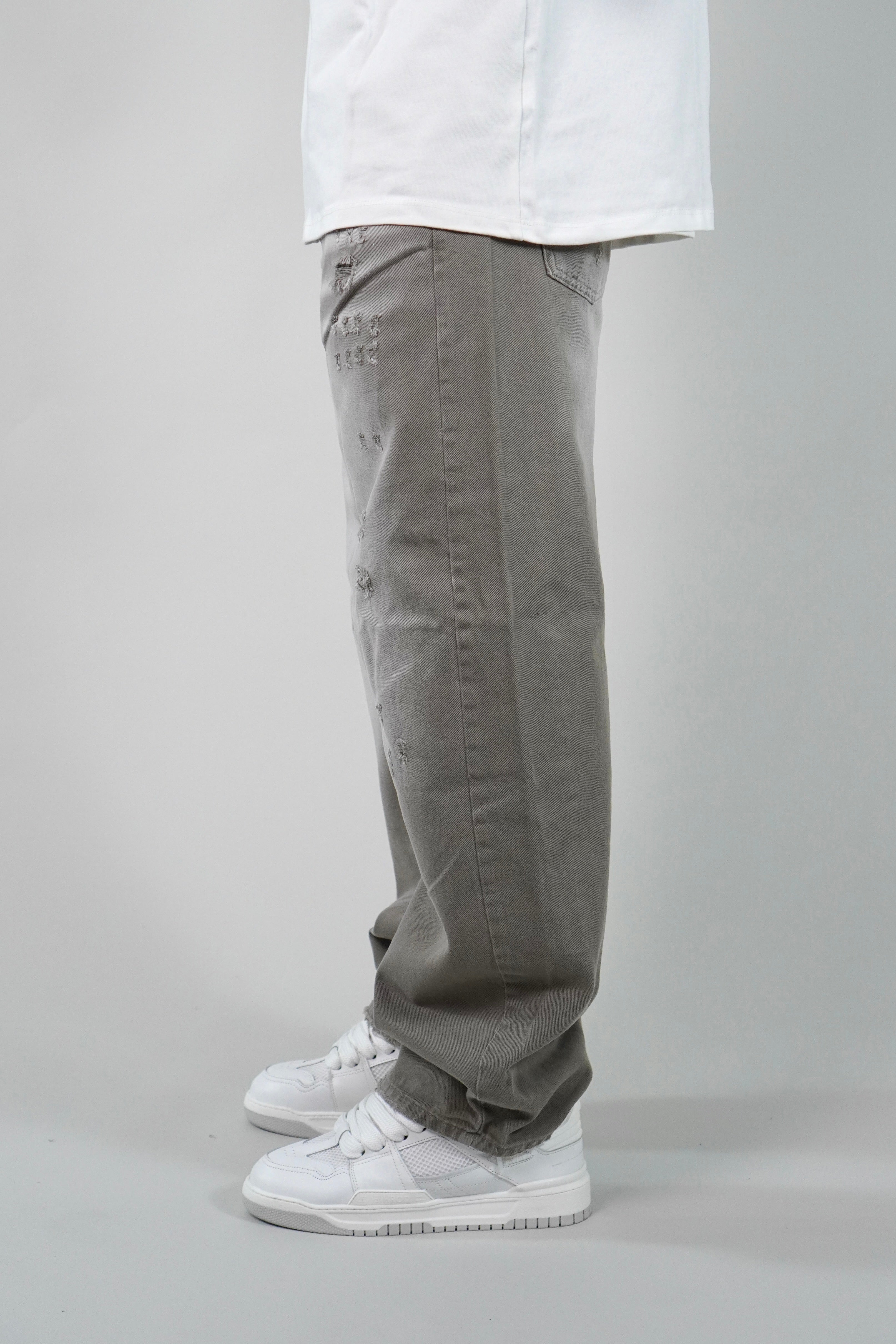 Jeans Baggy Convertible Beige