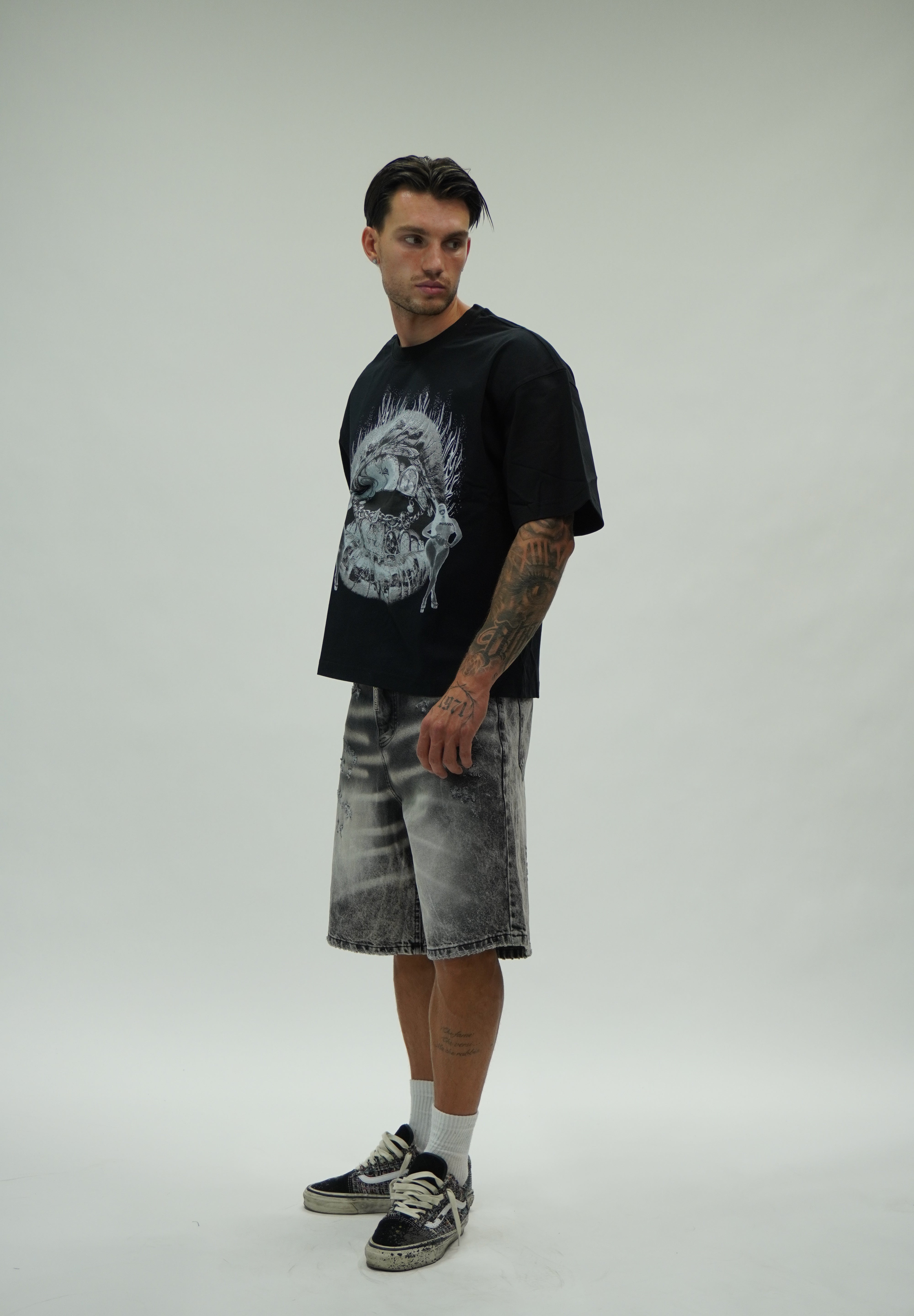Short 02 Sabbiato Black