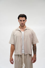 Coordinato Zipped Beige
