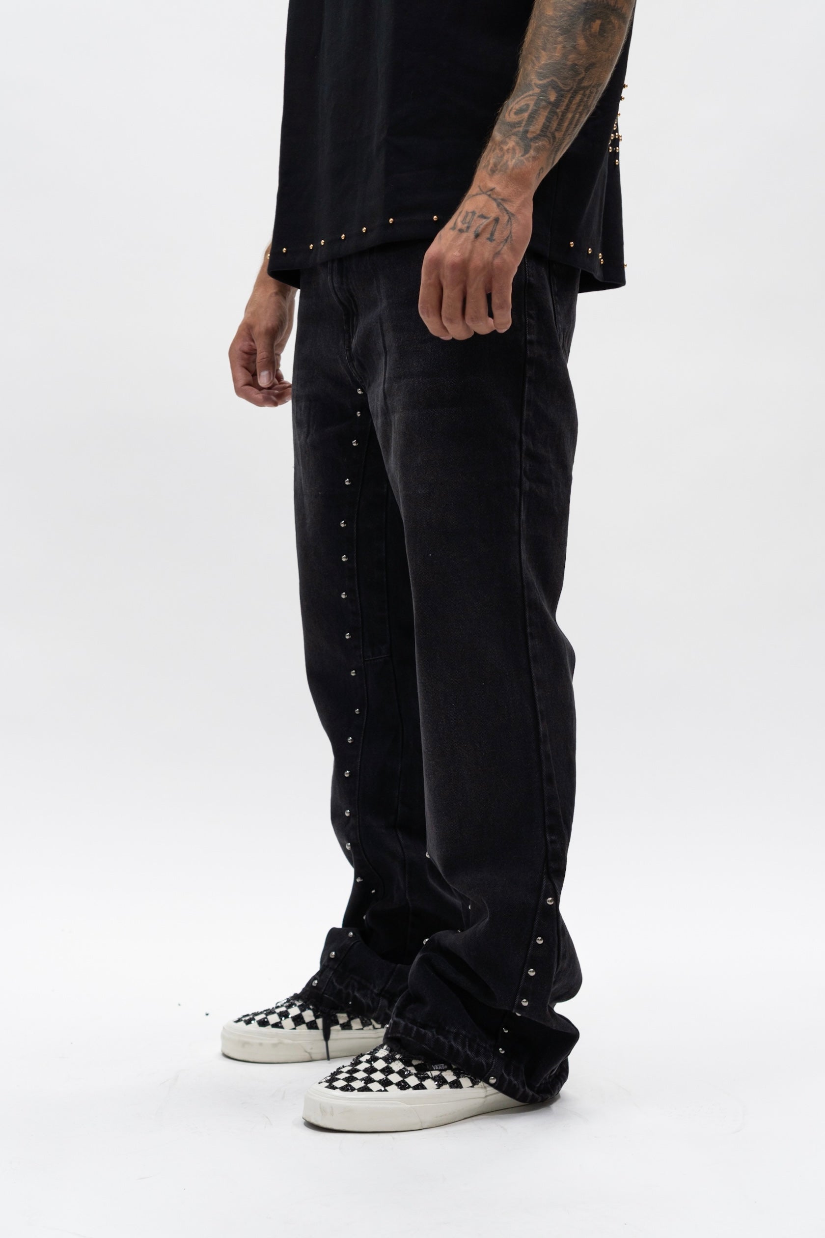 Jeans Flare Studs