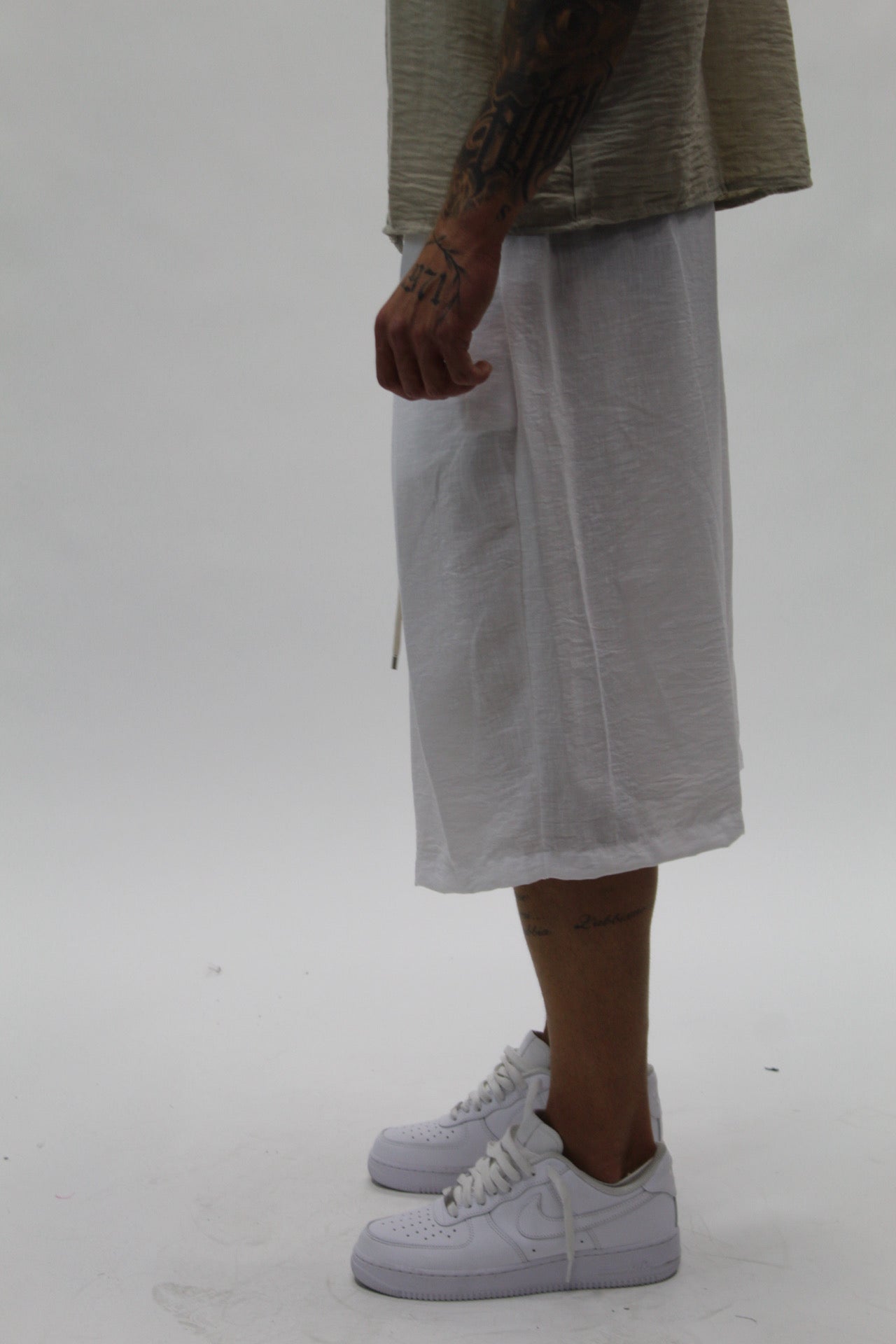Bermuda Simil Lino White