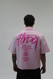 Camicia Boxy Hydo Pink