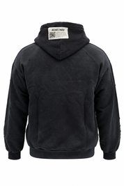 Hoodie Riches Distressed Black