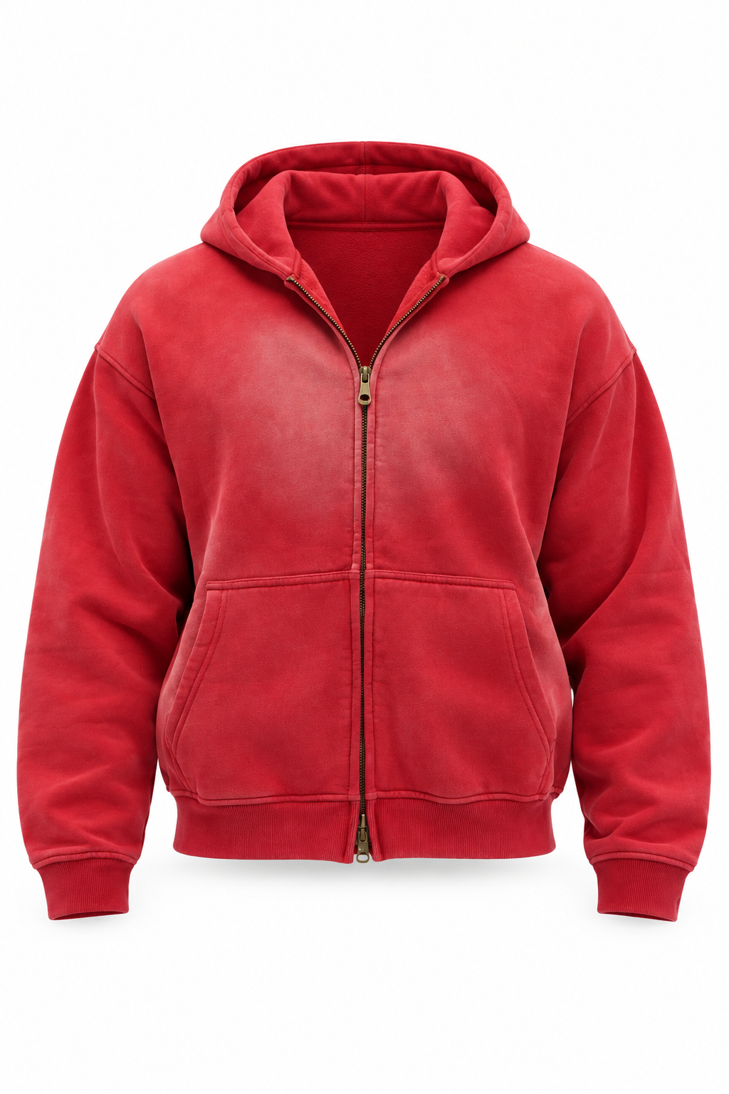 Hoodie Faded Red