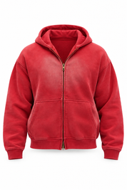 Hoodie Faded Red