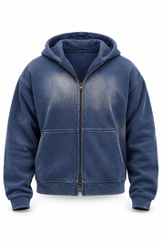 Hoodie Faded Blue