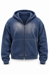 Hoodie Faded Blue