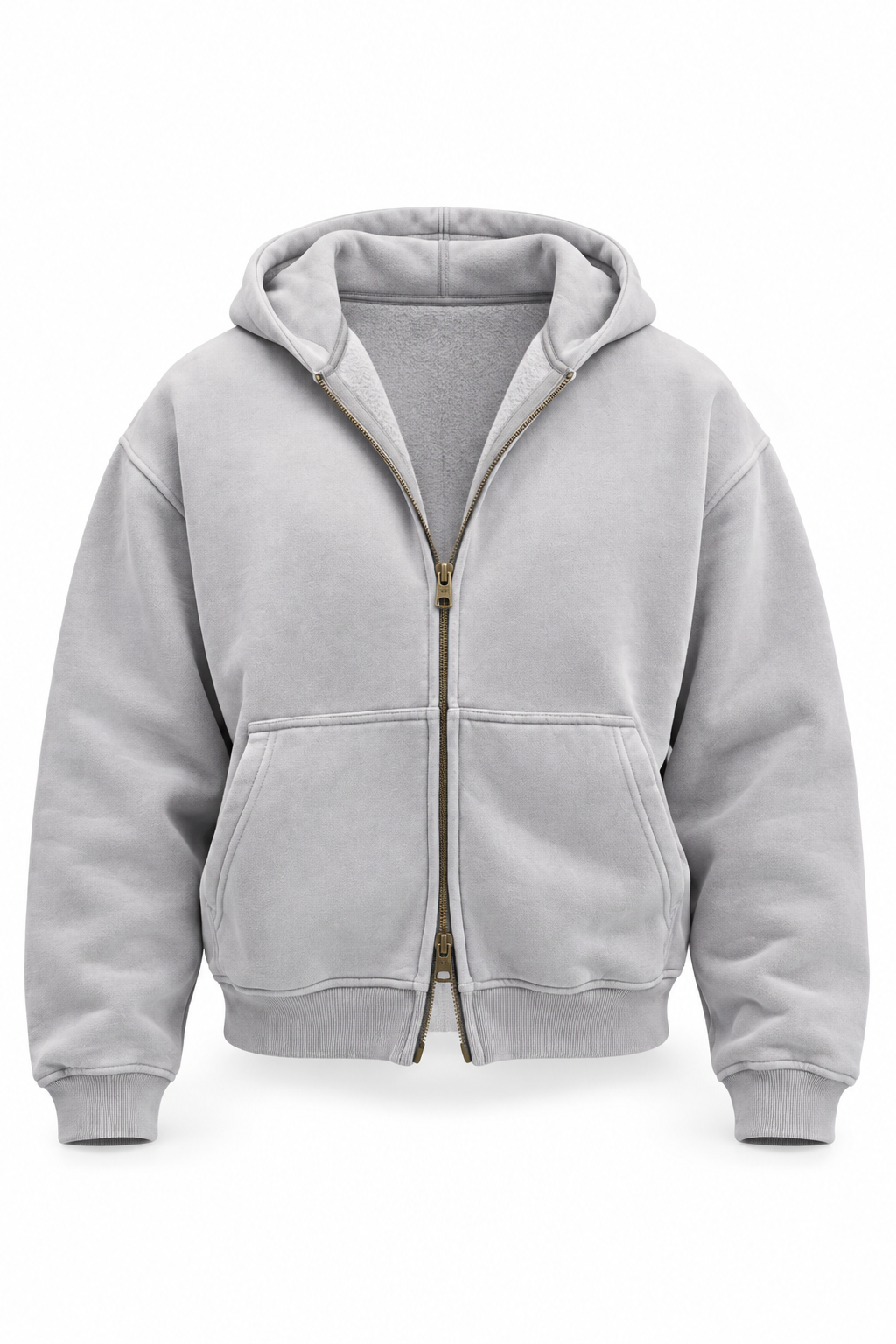 Hoodie Faded Grey