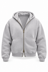 Hoodie Faded Grey