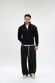 Maglione Zip-up  Black
