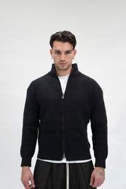 Maglione Zip-up  Black