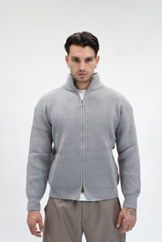 Maglione Zip-up Grey