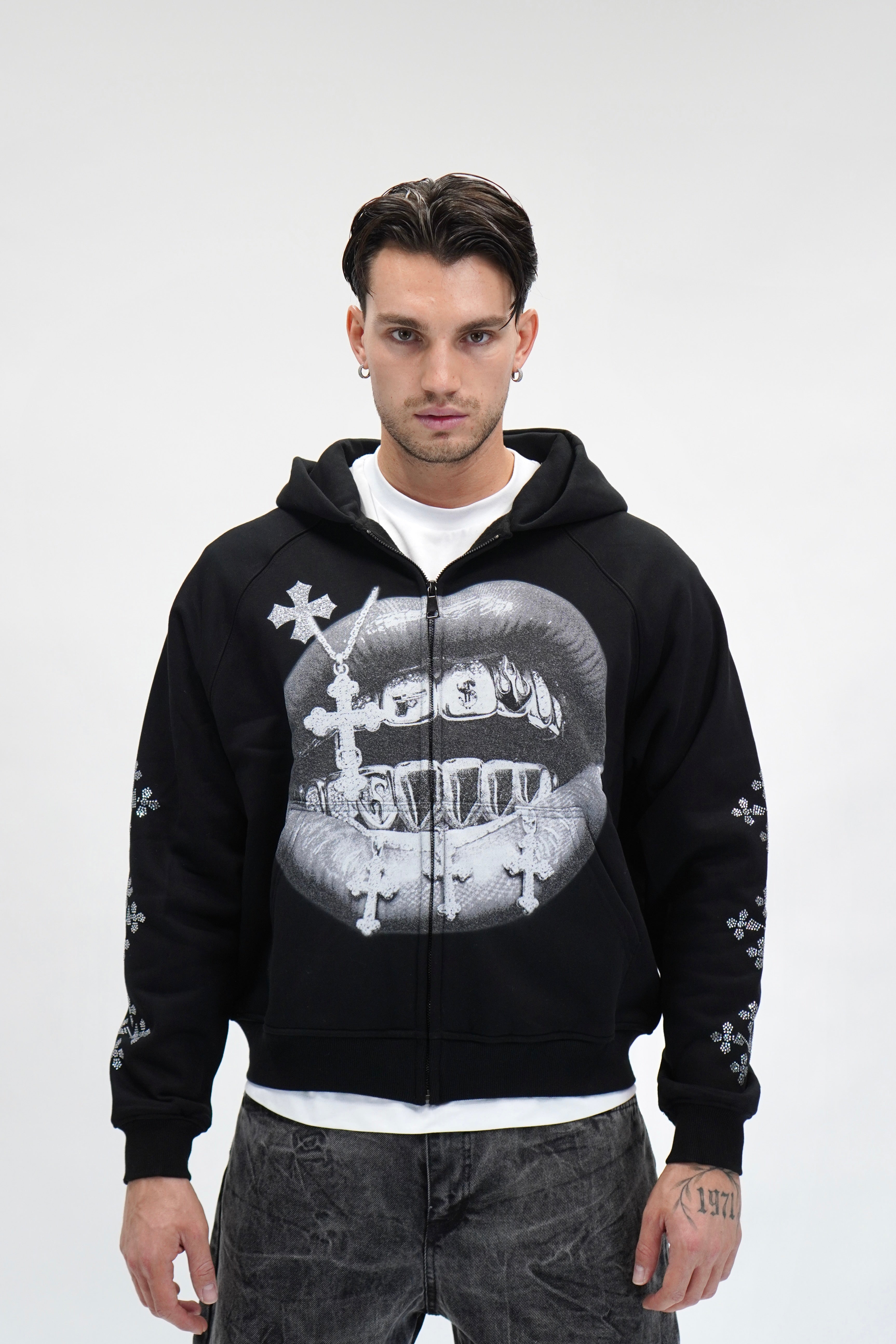 Hoodie Noissey Gothic Cross